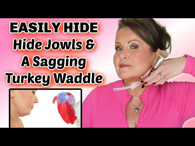 Hide Sagging Jowls & Turkey Neck With Simple Makeup Tips