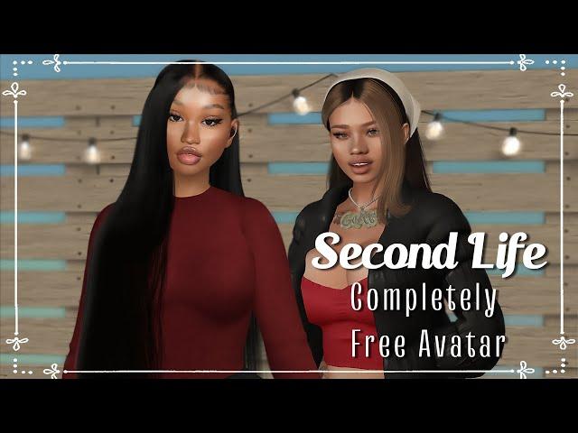 I CREATED A 100% FREE AVATAR ON SECOND LIFE!!