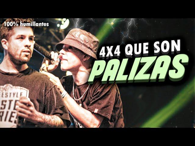 PALIZAS EN 4X4