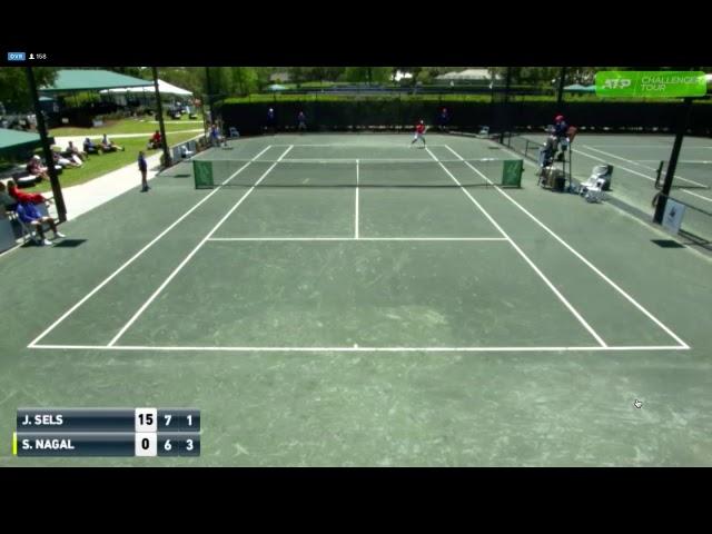 Sumit Nagal vs Jelle Sels - ATP Sarasota Challenger Round 1 Highlights