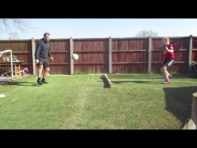 Self Isolation Football - Foot Tennis in isolation