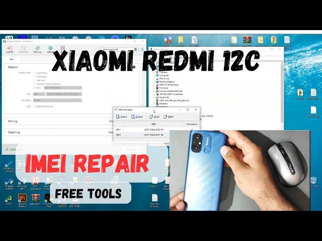 Xiaomi redmi 12c imei repair free tools / meta mode