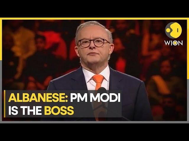 Australian PM Albanese addresses Indian diaspora at a mega event | Latest News | WION