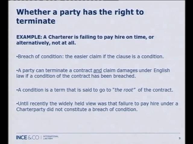 David McInnes | IV Session - Shipping and the law 2014