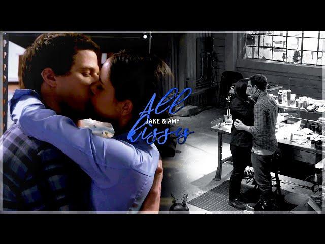 Jake Peralta & Amy Santiago | All of their kisses