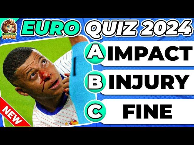 EURO 2024 Quiz  Guess Football Player by his EURO, Song and EmojiRonaldo,Messi, Mbappe Quiz