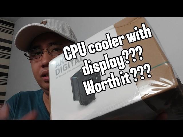 Unboxing, Installation, Deepcool Software review,  and Temp Gaming Test of Deepcool AK500s Digital