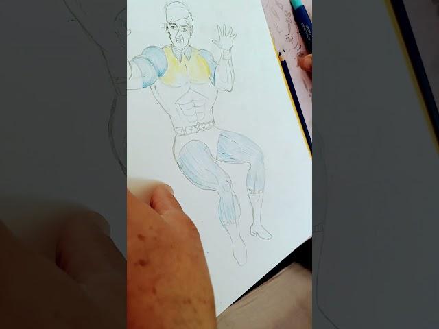 super commando Dhruv#rajcomicsonlinereading#vidhwans#drawing
