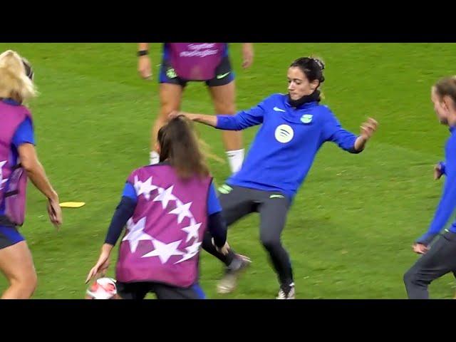 Barcelona train ahead of Manchester City Women's Champions League clash