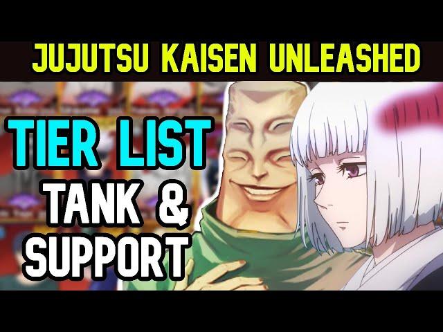 Jujutsu Kaisen Unleashed - Tank Support Tier List ! -  Jujutsu Masters: Cursed Rivals