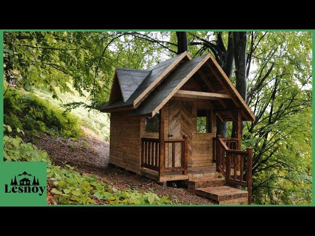 Fairy house in the forest.  From start to finish