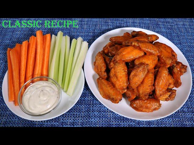 Oven baked Buffalo wings recipe