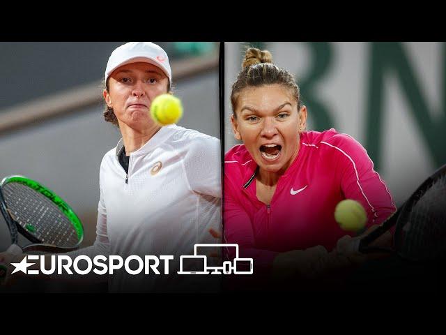 Simona Halep vs Iga Swiatek | Roland Garros 2020 - Round 4 Highlights | Tennis | Eurosport