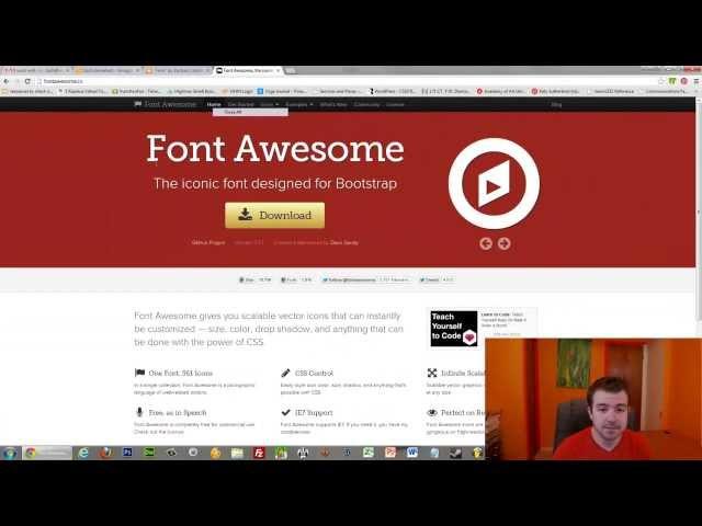 How to use fontawesome for easy iconography on your website