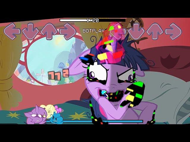 pibby Dusk Till Dawn fnf be like in my little pony