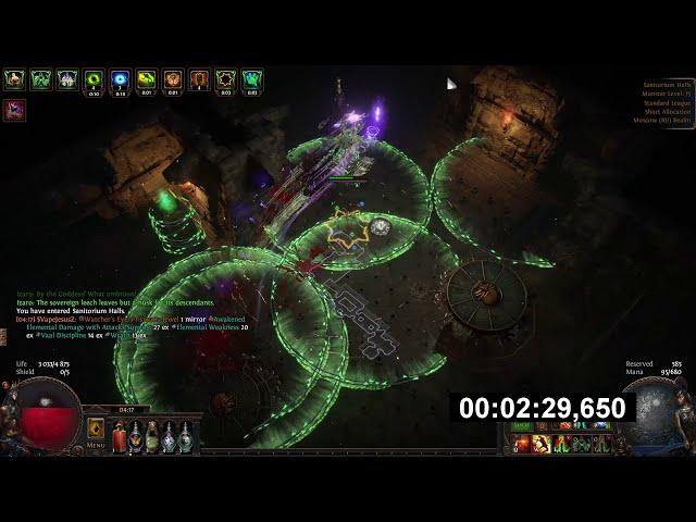 Path of Exile Eternal LAB Run 3:18