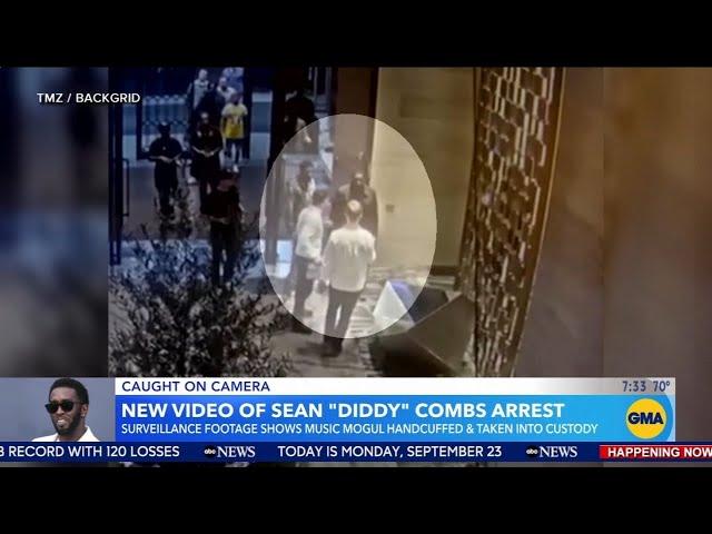 New video released of Sean 'Diddy' Combs arrest