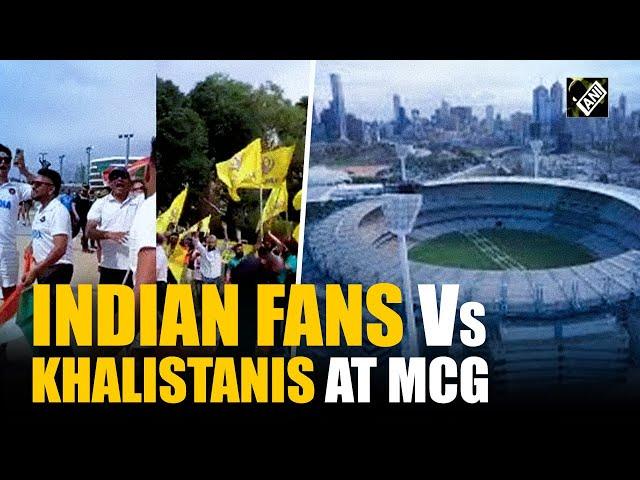 Aus Vs India: Indian fans clash with Khalistani supporters at MCG during 4th Boxing Day Test Match