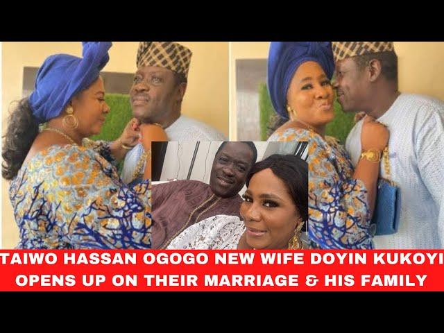 Taiwo Hassan Ogogo new wife Doyin Kukoyi reacts to news that Ogogo’s family hātes her says o