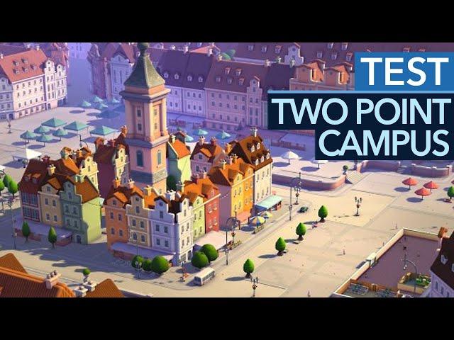 Top-Note für das neue Aufbau-Spiel -  Two Point Campus im Test