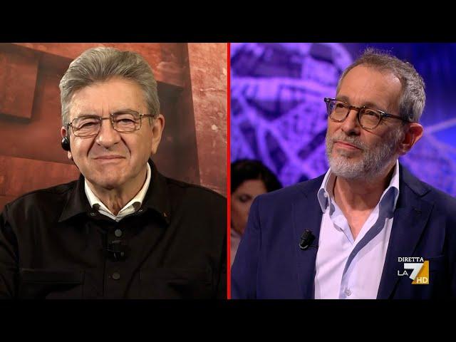 Jean-Luc Mélenchon invité de Piazzapulita sur La7