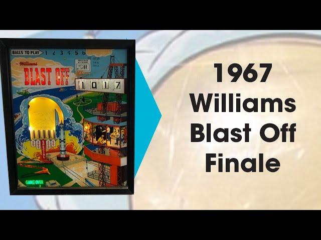 1967 Williams Blast Off Finale Pinball Repair #pinballmachine #pinball #williams #finale #blastoff