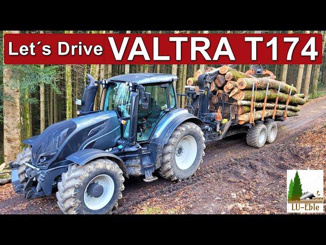 Let´s Drive VALTRA T174 mit BMF 14T2Pro Rückewagen