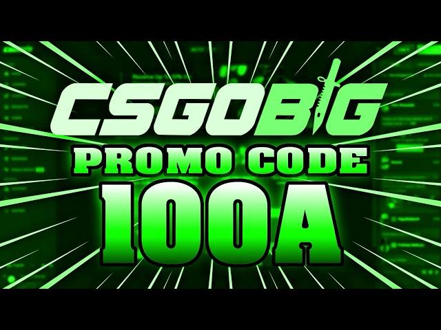 CSGOBIG PROMO CODE [2024] CSGOBIG Bonus Code Free Cases