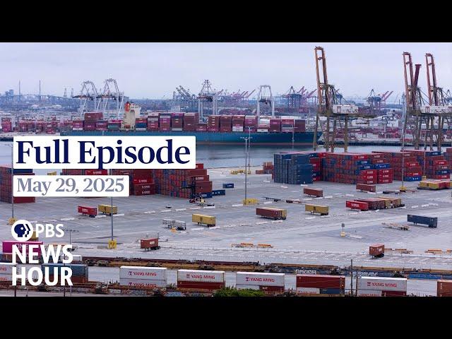 PBS News Hour West live episode, May 29, 2025