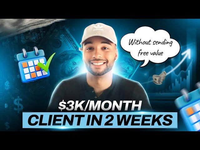 How I Landed A $3k/mo Copywriting Client In 2 Weeks (Without Free Value)