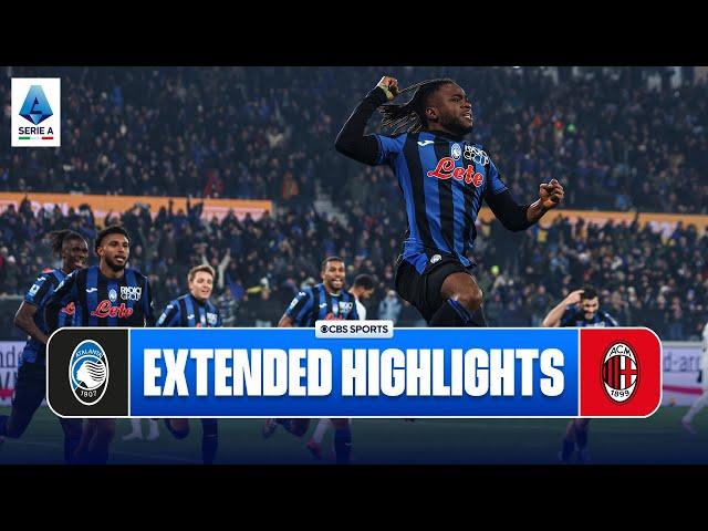 Atalanta vs. AC Milan: Extended Highlights | Serie A | CBS Sports Golazo