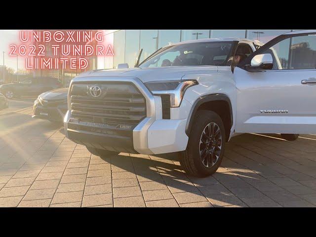 Unboxing the 2022 Tundra Limited at Maple Toyota!