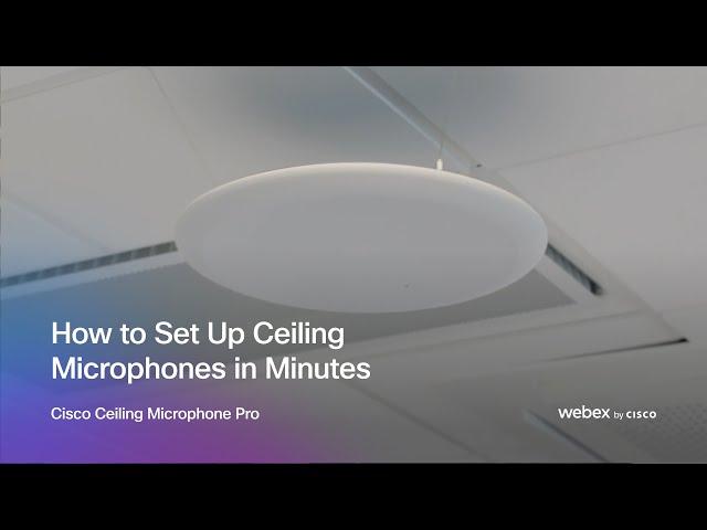 How to Set Up Conferencing Ceiling Microphones in Minutes, Not Hours