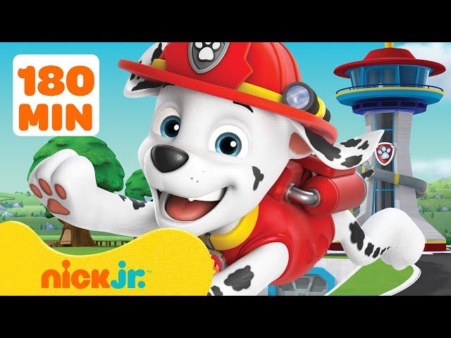 Paw Patrol | ¡Los rescates más osados de Marshall de PAW Patrol!  3 horas | Nick Jr. en Español