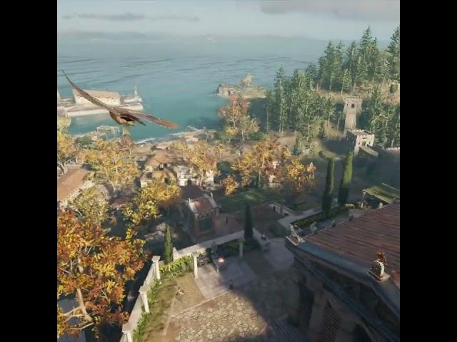 AC ODYSSEY - Greece, Chios, Affluence Bay, Poseidon Temple #shorts #greece2022