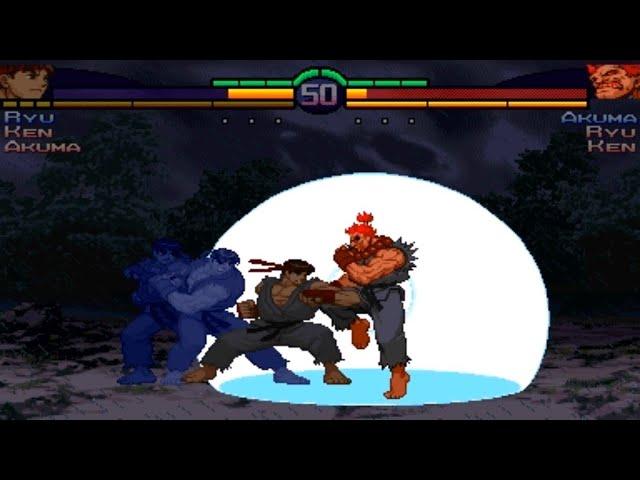 [TAS] Ryu VS Akuma (Street Fighter Zero 3 MIX)