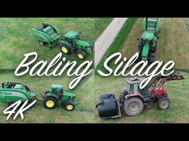 Baling Silage with a McHale Fusion 2018 - 4K