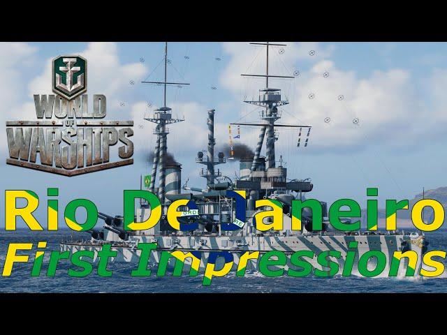 World of Warships- Rio de Janeiro First Impressions: An Actual Good Free Historical Ship?