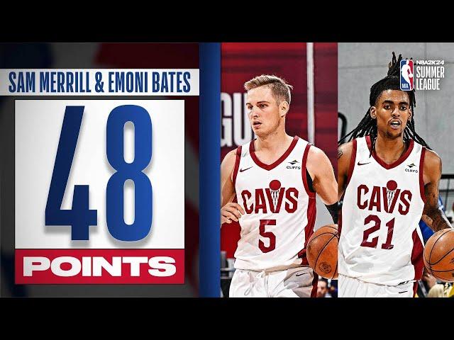 Sam Merrill (27 PTS, 8 3PM) & Emoni Bates (21 PTS) Lead Cavaliers To Summer League W!