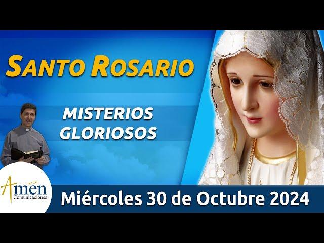 Santo Rosario de Hoy Miércoles 30 Octubre de 2024 l Amen Comunicaciones l Católica l María