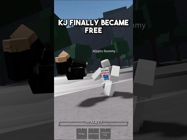 KJ Finally Became Free #roblox #saitamabattlegrounds #thestrongestbattlegrounds #shorts #robloxfyp