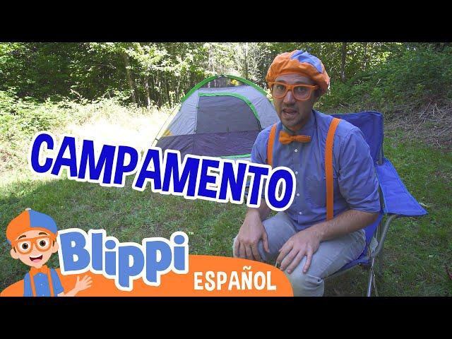 Blippi va de campamento ️ | Blippi Español | Videos educativos para niños | Aprende y Juega