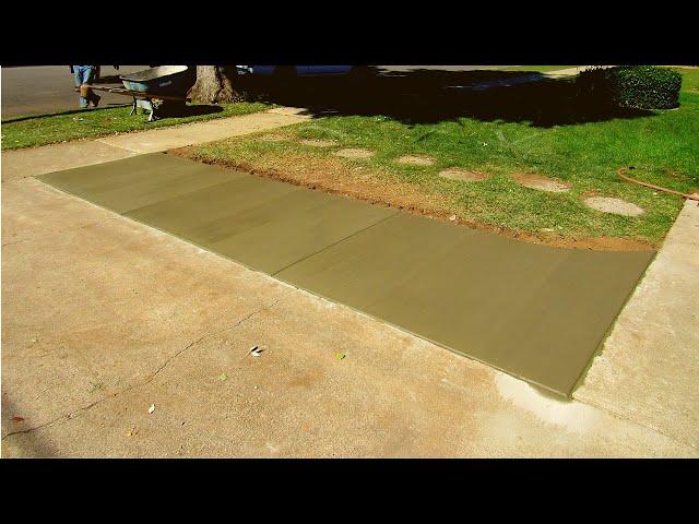 DIY Concrete Driveway Extension for Beginners