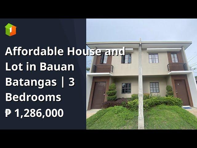 Affordable House and Lot in Bauan Batangas | 3 Bedrooms