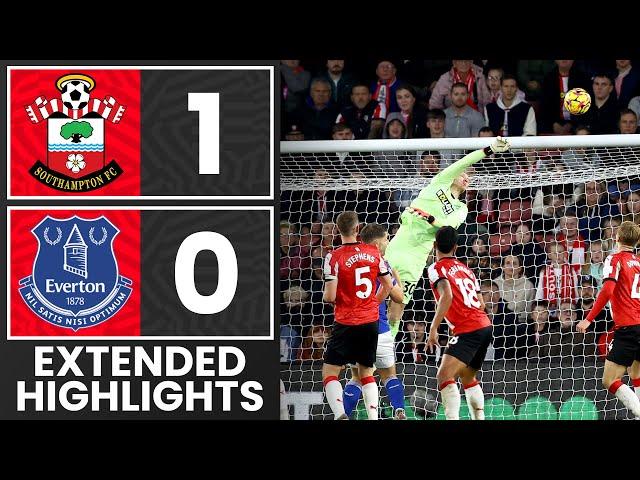 EXTENDED HIGHLIGHTS: Southampton 1-0 Everton | Premier League