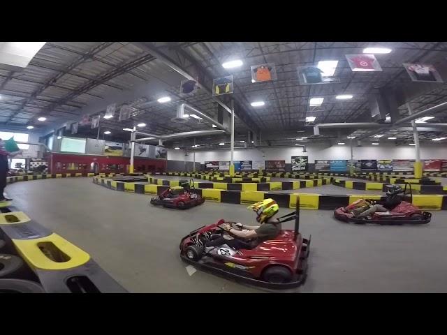 Funny Go kart crash