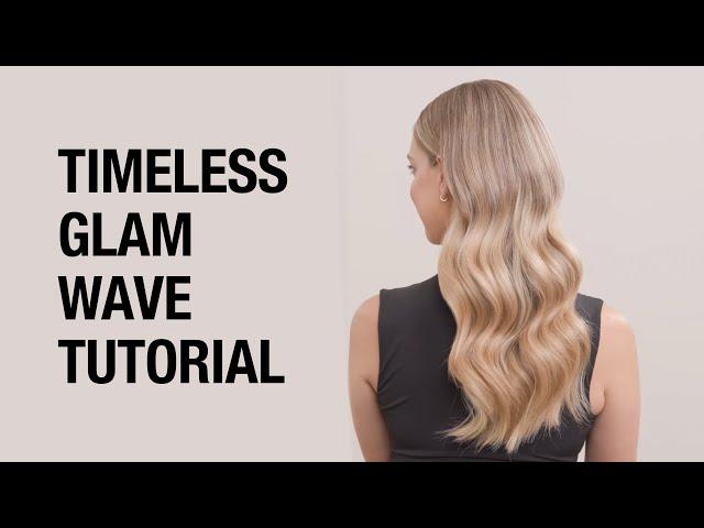 Timeless Glam Waves Hair Styling Tutorial | Quiet Luxury Hairstyle Technique | Kenra Professional