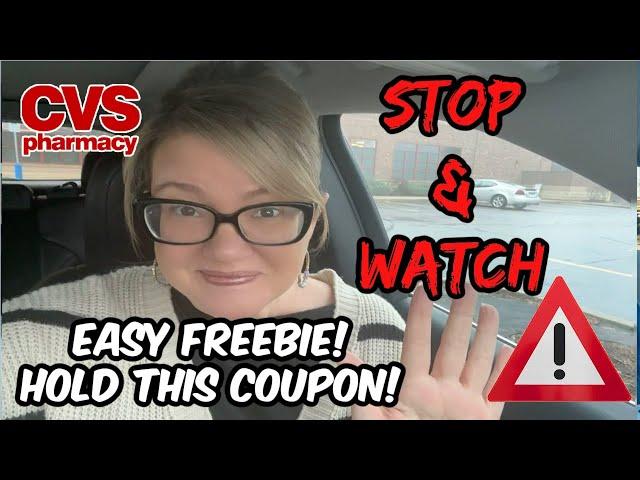 CVS STOP & WATCH | EASY FREEBIE ‼️  HOLD THIS DIGITAL COUPON FOR NEXT WEEK