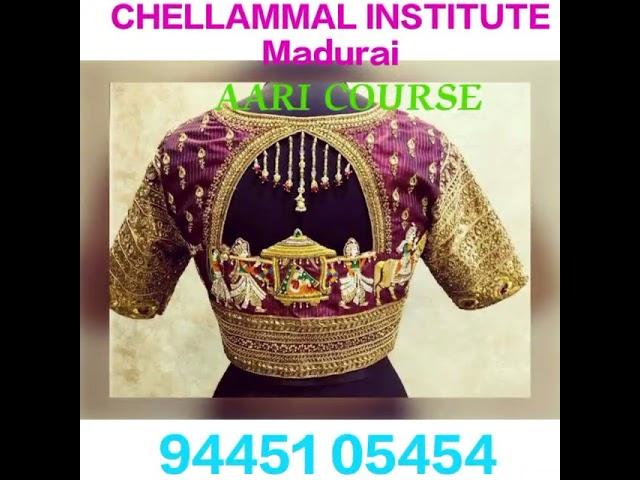 AARI EMBROIDERY CLASS BEST CHELLAMMAL  INSTITUTE MADURAI-9445105454