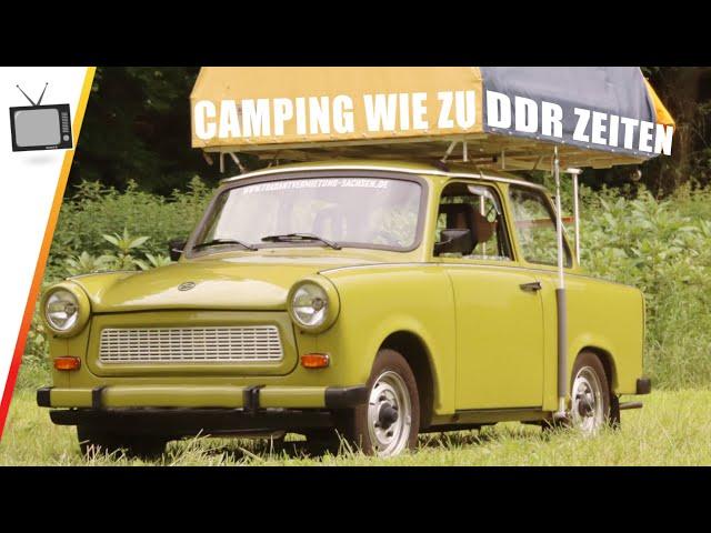 Camping mit Trabant, wie früher in der DDR - Das Dachzelt "Sachsenruh" aus Limbach-Oberfrohna